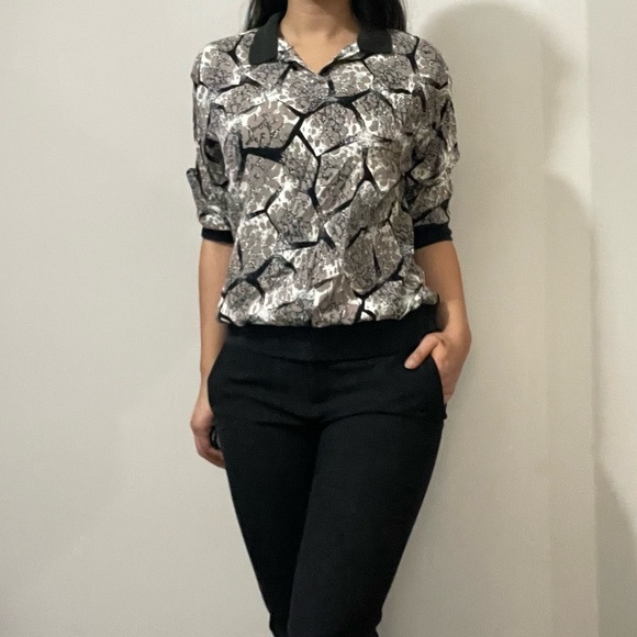 🐍Vintage Sears Tradition Snake Skin Patterned  Shirt! 🌟 - Picture 1 of 8